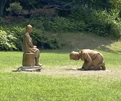 "Comfort woman" statue in Pyeongchang