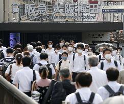 Scene in Osaka after COVID-19 state of emergency