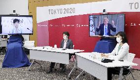 5-party talks on Tokyo Olympic spectator cap
