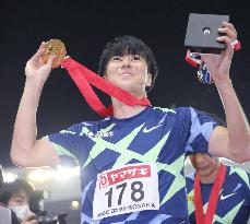 Athletics: Japanese c'ships, Olympic qualifying meet