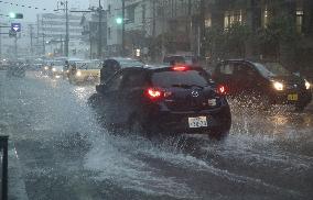 Heavy rain in Okinawa