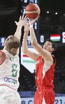 Basketball: Japan-Hungary exhibition game for Olympics