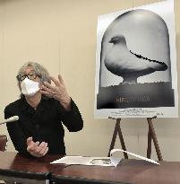 Peace-themed poster donated to Hiroshima