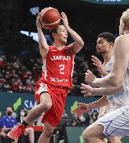 Basketball: Japan-Finland exhibition game for Olympics
