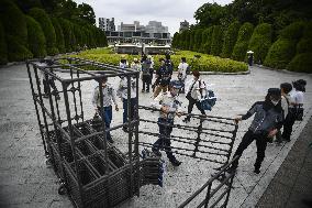 Security tightened for IOC chief Bach's Hiroshima visit