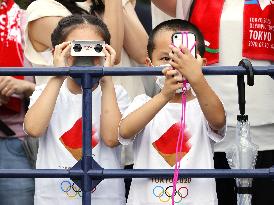 Tokyo Olympic flame-lighting ceremony