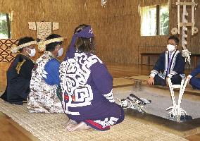 Ainu-themed complex in northern Japan