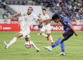 Football: Japan-Spain warm-up match before Olympics