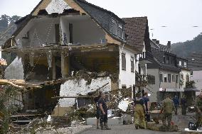 Aftermath of deadly flooding in Germany