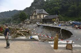 Aftermath of deadly flooding in Germany