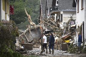 Aftermath of deadly flooding in Germany