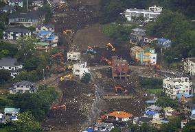 1 month after huge mudslide in Atami