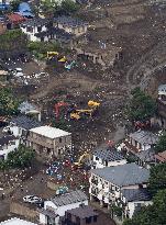 1 month after huge mudslide in Atami