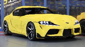 Lego model of Toyota GR Supra