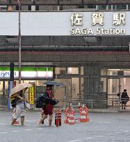 Torrential rain in Japan