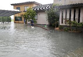 Torrential rain in Japan