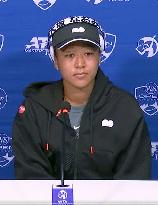 Tennis: Naomi Osaka at online press conference