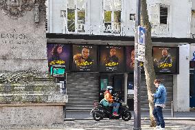 Local Merchants On Display In Cinemas - Paris