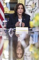 Vice President Harris holds a virtual bilateral meeting with Guatemalan President