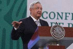 President Lopez Obrador Press Briefing - Mexico