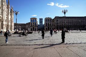 Milan Red Zone Lockdown - Italy