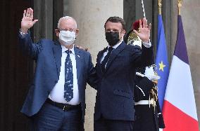 President Macron Welcomes Israeli President - Paris