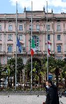 Flags At Half Mast To Tribute To Covid Victims - Milan