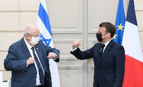 President Macron Macron Meets President Rivlin - Paris