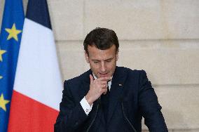 President Macron Macron Meets President Rivlin - Paris