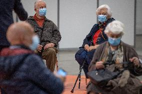 King Albert II And Queen Paola Get Vaccinated Against Covid - Brussels