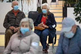 King Albert II And Queen Paola Get Vaccinated Against Covid - Brussels