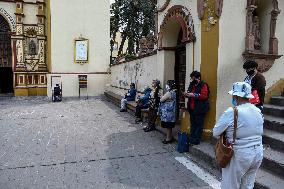 Outdoor Confessional Amid Pandemic - Mexico