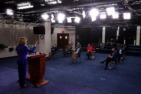 Speaker Pelosi Holds Weekly Press Briefing - DC
