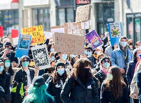 Rally against Anti-Asian Racism - Montreal