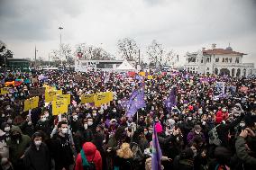 Protest after Turkey's withdrawal from the Istanbul Convention