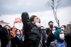 Protest after Turkey's withdrawal from the Istanbul Convention