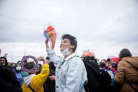 Protest after Turkey's withdrawal from the Istanbul Convention