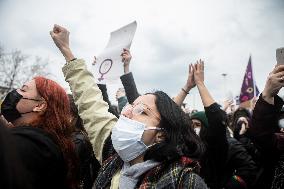 Protest after Turkey's withdrawal from the Istanbul Convention