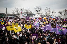 Protest after Turkey's withdrawal from the Istanbul Convention