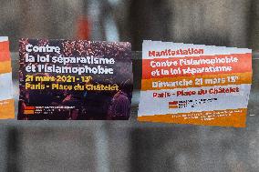 Demonstration against Islamophobia in Paris