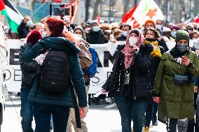 Demonstration against Islamophobia in Paris