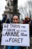 Demonstration against Islamophobia in Paris