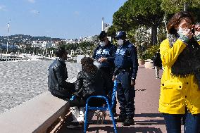 The Croisette under 3rd lockdown - Cannes - French Riviera