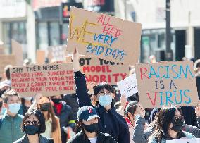 Rally against Anti-Asian Racism - Montreal