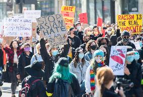 Rally against Anti-Asian Racism - Montreal