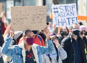 Rally against Anti-Asian Racism - Montreal
