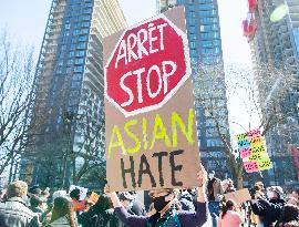 Rally against Anti-Asian Racism - Montreal