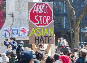 Rally against Anti-Asian Racism - Montreal