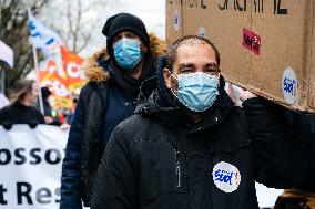 Protest By Bosch Employees Against Layoffs - Rodez