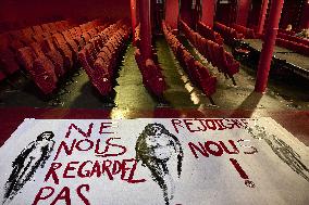 Occupation Of The Sébastopol Theater By Intermittent Workers - Lille